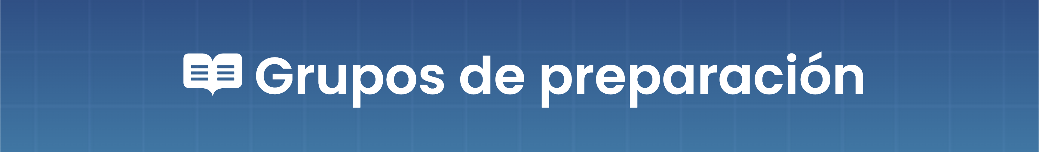 Grupos de preparación